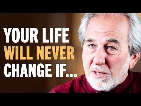 Life Lessons That Will Fix 90% Of Your Problems - End Feeling Lost, Unhappy, Stressed | Bruce Lipton thumbnail