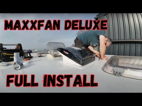 MaxxFan Deluxe install | Frankia i740gd Motorhome thumbnail