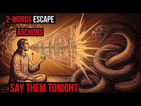Jesus Taught Chosen Ones 2-Words To Escape The Archons’ Trap — Say Them Tonight thumbnail