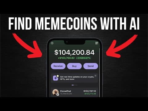 How To Use AI Agents To Find Winning Memecoins (n8n Guide) thumbnail