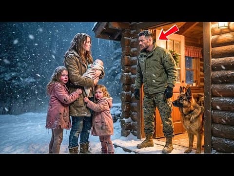 Christmas Eve, She Fled Into the Snow with Her Kids — Until the U.S. Marine Opened His Door thumbnail