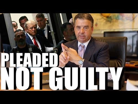 Criminal Lawyer Explains Donald Trump's Arraignment thumbnail