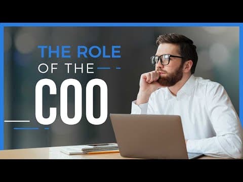 Understanding The COO Role | Chief Operating Officer thumbnail