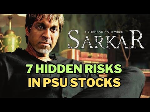 7 Hidden Risks in PSU Stocks | Case Studies on IEX, Coal India, Bharat Electronics, BHEL etc. thumbnail