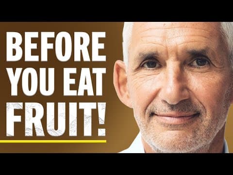 The "HEALTHY" Foods You SHOULD NOT Eat To Lose Weight & Live Longer | Tim Spector thumbnail