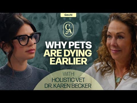 Crunchy Pets: Raw Food Diet, Vaccines, Heartworm and MORE | Holistic Vet Dr. Karen Becker thumbnail