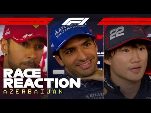 Drivers React After The Race | 2025 Azerbaijan Grand Prix thumbnail