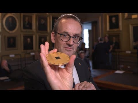 “This brings quantum physics from the sub-atomic world onto this chip.” 2025 physics prize interview thumbnail