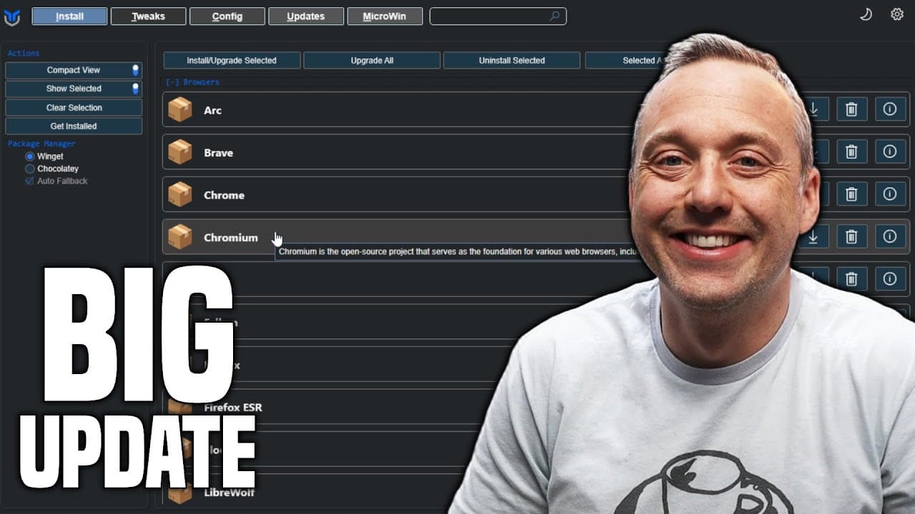 YouTube video player