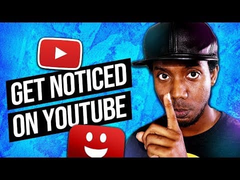 HOW TO GET DISCOVERED ON YOUTUBE AS A SMALL YOUTUBER thumbnail