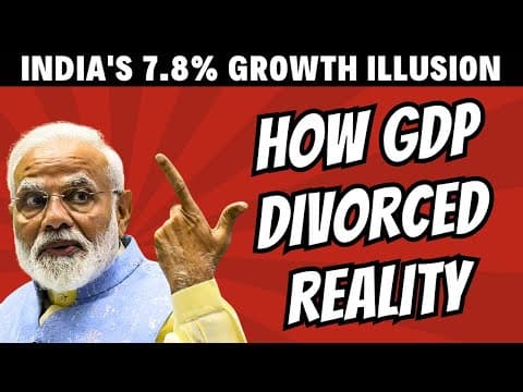 Is India’s growth really this high? | Paradox of High GDP Growth and Weak Economy thumbnail