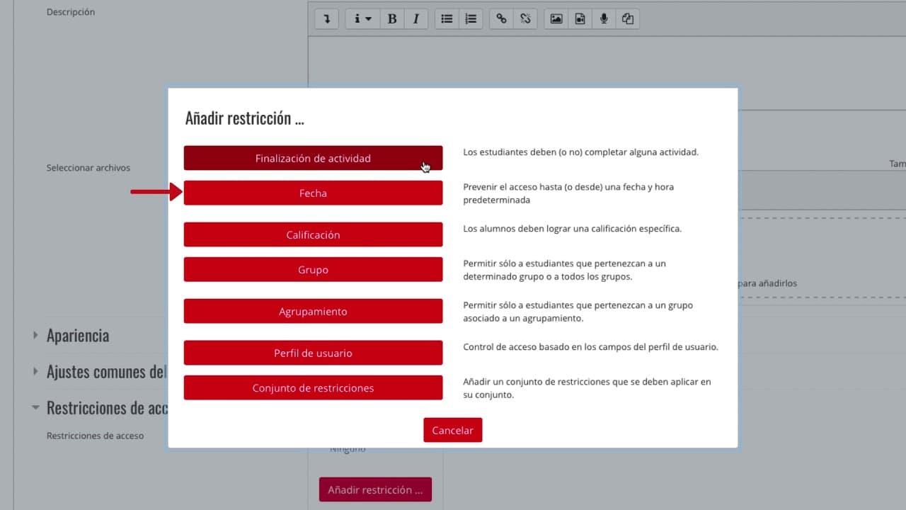 YouTube video player