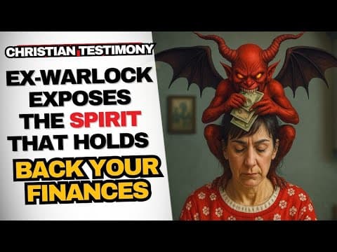 ✝️Ex-Warlock Exposes the Spirit That Holds Back Your Finances — and 5 Prayers to Destroy It thumbnail