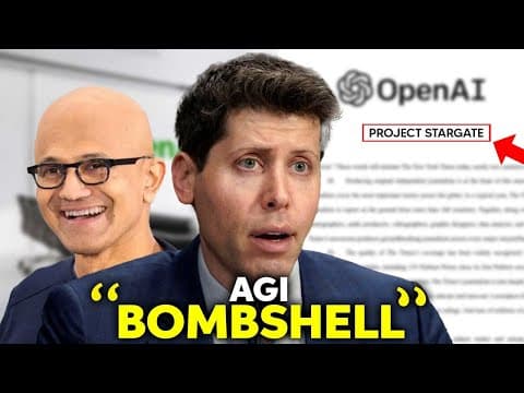 Will Microsoft's $100 Billion Stargate Project Achieve AGI by 2028? thumbnail