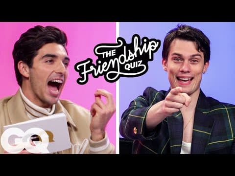 Red, White & Royal Blue's Taylor Zakhar Perez and Nicholas Galitzine Take a Friendship Quiz | GQ thumbnail