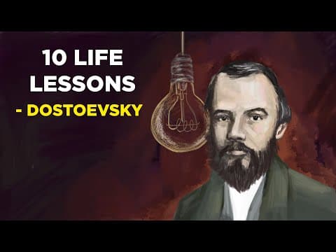 10 Life Lessons From Fyodor Dostoevsky (Existentialism) thumbnail