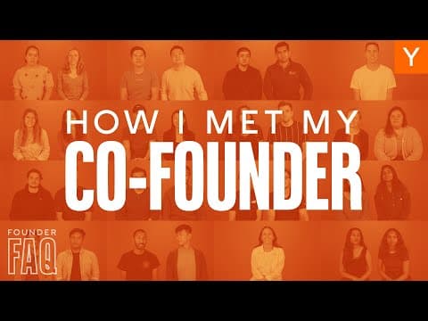 How Do Startup Founders Meet Their Co-Founders? thumbnail