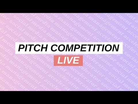 Social Media Management Pitch Competition thumbnail