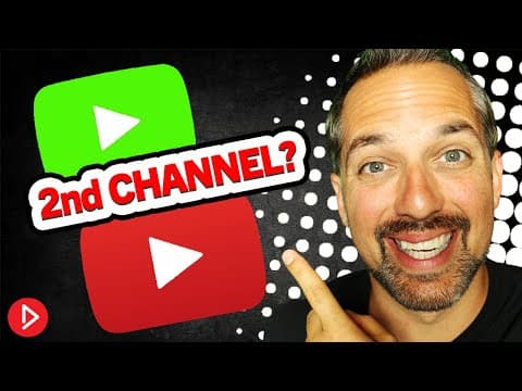 When Is the Right Time for a Second YouTube Channel? thumbnail