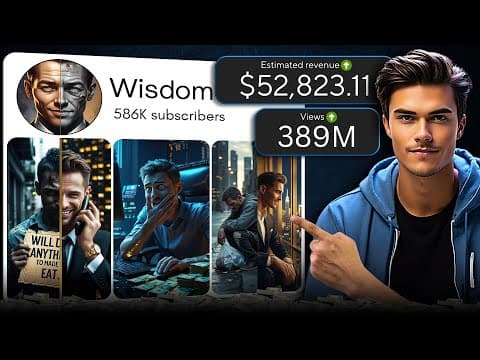 How I Make Viral Wisdom Videos Using Only AI (Full Breakdown!) thumbnail