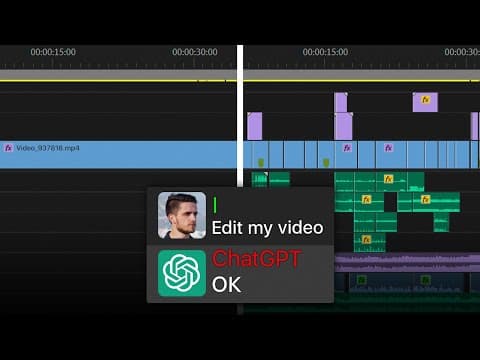 Video Editing Automation with ChatGPT? I'M SHOCKED… thumbnail