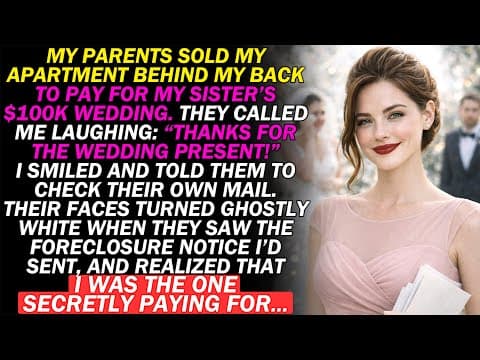 My Parents Sold My Apartment to Fund My Sister's $100K Wedding—Until I Showed Up With The Real Deed thumbnail