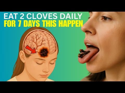 What Happens When You Eat 2 Cloves a Day for 7 Days (not what you think) thumbnail