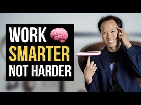 Work Smarter, Not Harder | Jim Kwik thumbnail