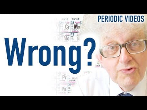 Your periodic table is probably WRONG thumbnail