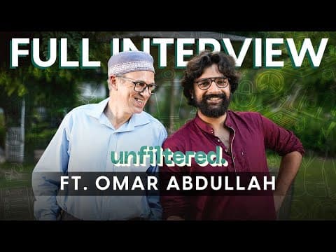 I Interviewed Jammu & Kashmir's former Chief Minister | Unfiltered by Samdish ft. Omar Abdullah thumbnail