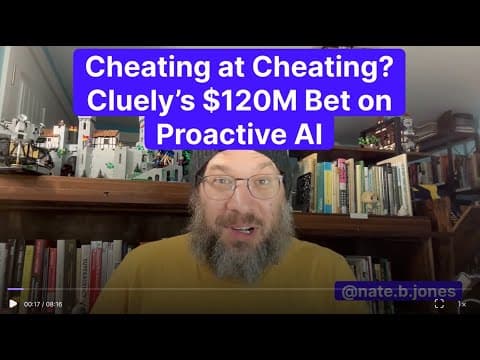 Cheating at Cheating? Cluely's $120M Bet on Proactive AI thumbnail