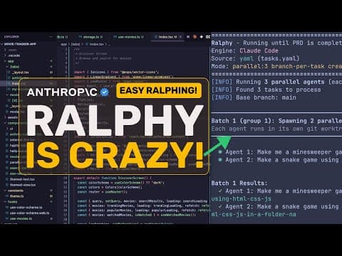 Ralphy + OpenCode, Claude Code: This is RALPH LOOPS ON STEROIDS! thumbnail