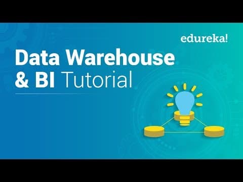 Data Warehouse Tutorial For Beginners | Data Warehouse Concepts | Data Warehousing | Edureka thumbnail