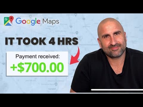 How to Make Money with Google Maps For FREE(No-BS Guide) thumbnail