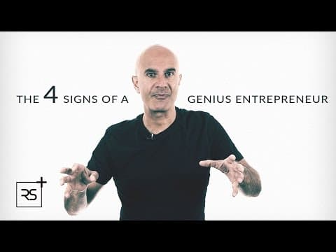 The 4 Signs of a Genius Entrepreneur | Robin Sharma thumbnail