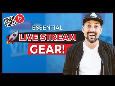 Essential Live Stream Video Gear (🚀Launch Your Live) thumbnail