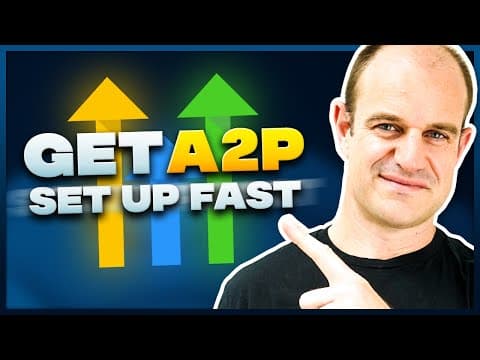 Set Up A2P 10DLC Phone Verification FAST in Go HighLevel 📱 thumbnail
