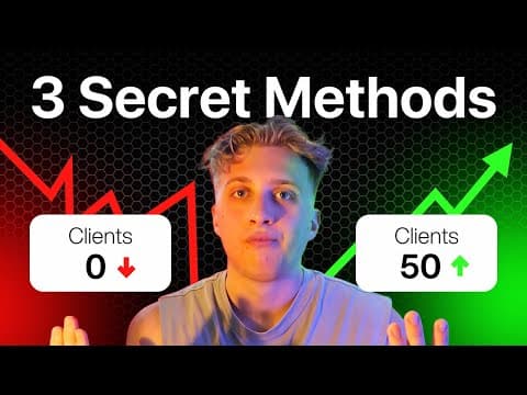 How I Land Web Design Clients Using Methods Nobody Else Knows! thumbnail
