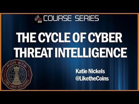 The Cycle of Cyber Threat Intelligence thumbnail