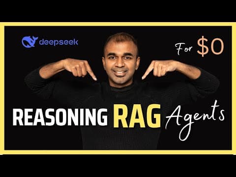 This DeepSeek AI RAG Agent can REASON! Run it 100% Local! thumbnail