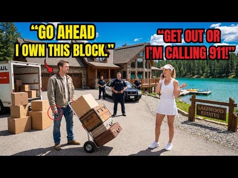 HOA Called 911 While I Moved Into My Lake House — Minutes Later They Learned I Owned the Block thumbnail