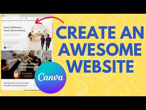 How to Create a Simple Website Using Canva thumbnail