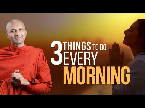 Start Your Day With These 3 Things And Your Day Will Be Full Of Energy | Buddhism In English thumbnail
