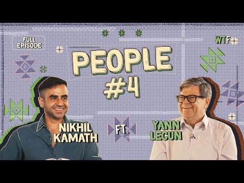 WTF is Artificial Intelligence Really? | Yann LeCun x Nikhil Kamath  | People by WTF Ep #4 thumbnail