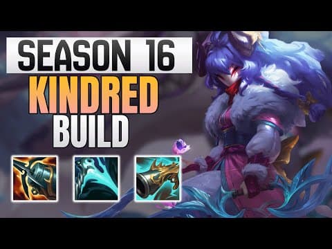 How to Play Kindred in Season 16 | Jungle Build & Gameplay thumbnail