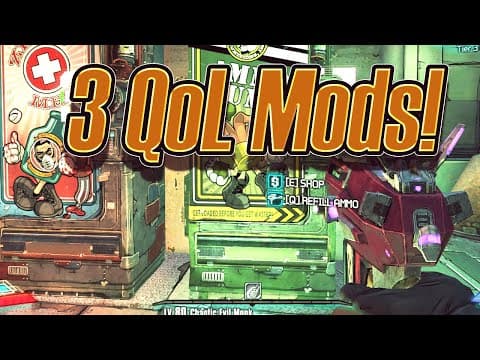 Three Big Quality of Life/Difficulty Mods for Borderlands 2! (Insta Buy Ammo, Difficulty Modes) thumbnail