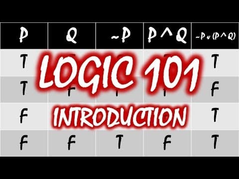 Logic 101 (#1): Introduction thumbnail