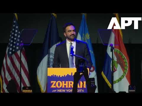 Zohran Mamdani's Full Victory Speech | "Turn the Volume Up!": New York Mayor-Elect Tells Trump | APT thumbnail