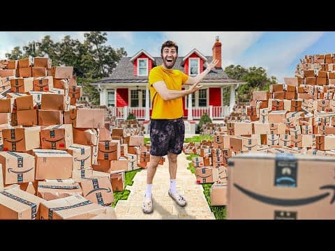 I Ordered 10,000 Amazon Packages! thumbnail