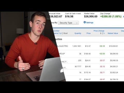 MY $36,923 STOCK MARKET PORTFOLIO REVEALED! thumbnail